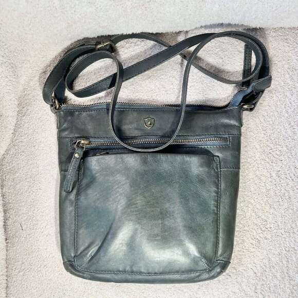Cochoa Crossbody Handmade Top-grain Oil-dyed Cowhide Leather SOFT PATINATED BAG - Picture 1 of 15